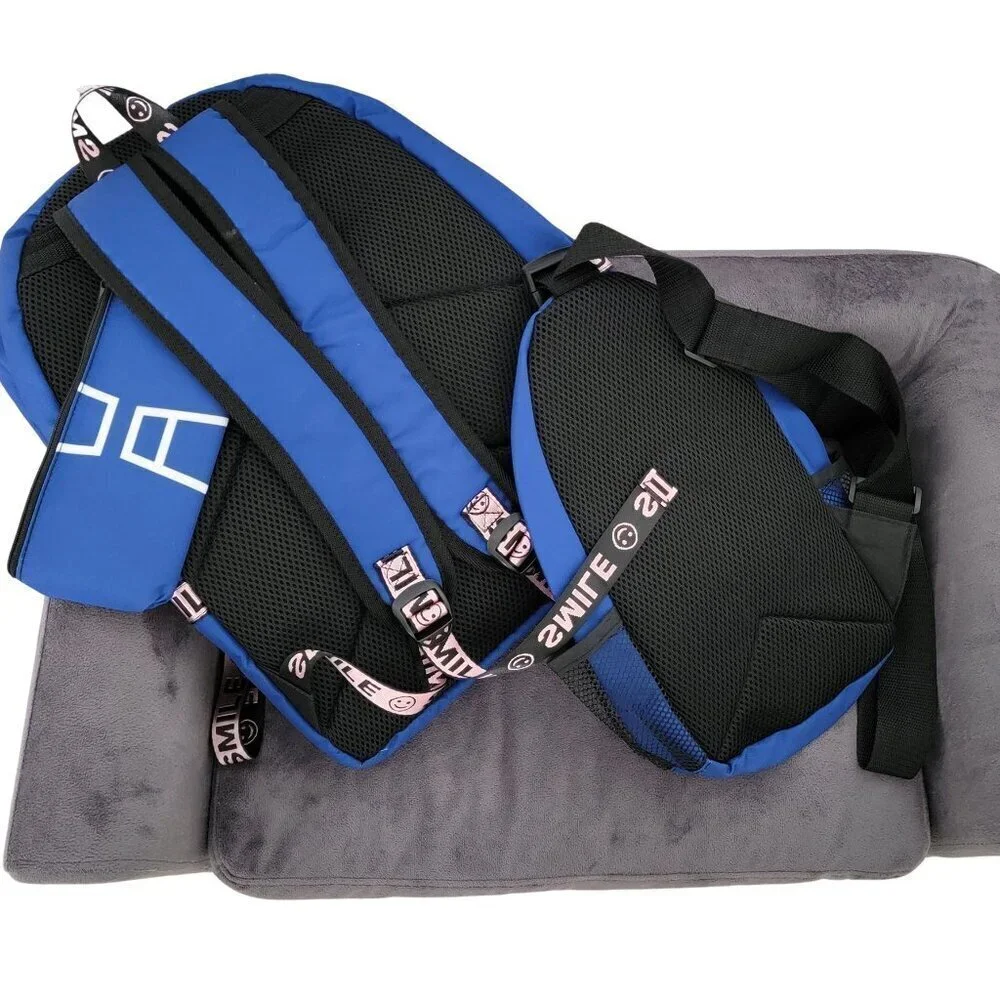 Unisex Set of 3 Backpack Slingback and Accessory Bag New